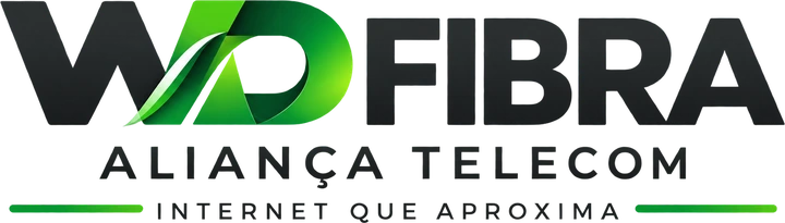 WDFIBRA · Aliança Telecom · Internet que aproxima
